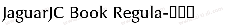 JaguarJC Book Regula字体转换